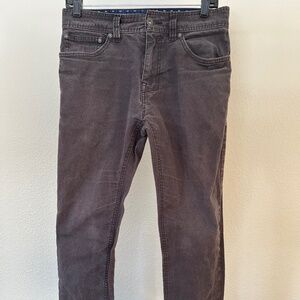 Men's Prana 5-Pocket Grey Pants (30" waist; 30" inseam)
